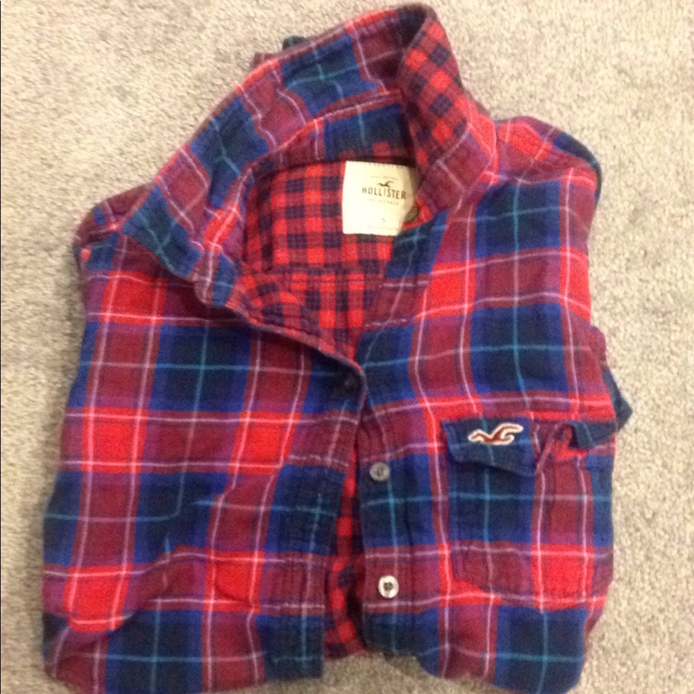 HOLLISTER FLANNEL SIZE SMALL